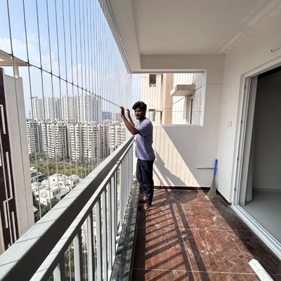Invisible grill For Balcony